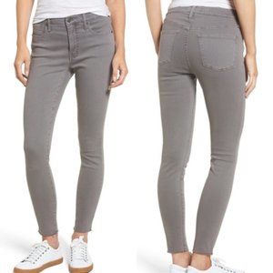 Madewell | 9" High Rise Raw Hem Skinny Jeans